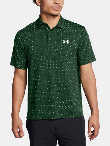 Under Armour UA Playoff 3.0 Printed Polo Triko Zelená