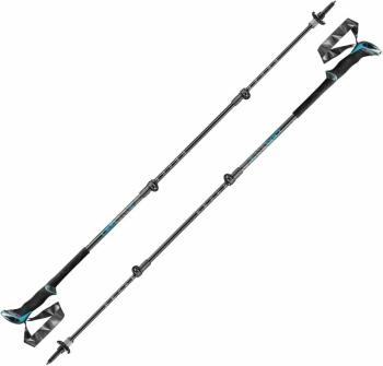 Leki Makalu Lite AS Black/Dark Anthracite/Petrol 100 - 135 cm Turistické hole