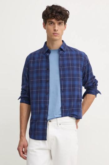 Bavlněná košile Pepe Jeans MITCHEL tmavomodrá barva, regular, s límečkem button-down, PM308722