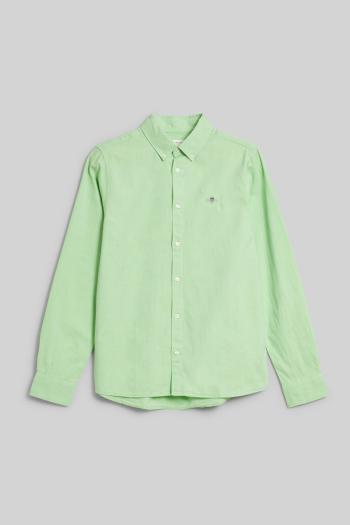 KOŠILE GANT SHIELD OXFORD BD SHIRT SLIME GREEN