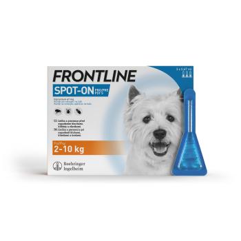 FRONTLINE SPOT-ON pro psy 2-10 kg (S) 3 pipety