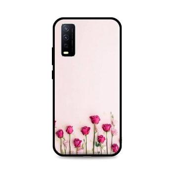 TopQ Kryt Vivo Y11s silikon Roses 56870 (Sun-56870)