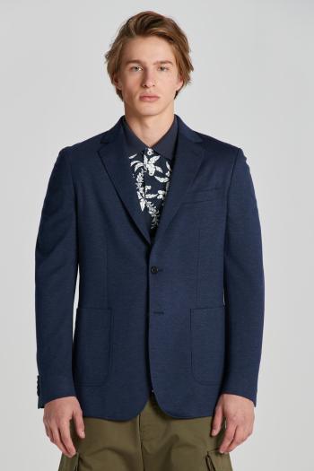 SAKO GANT SLIM JERSEY BLAZER MARINE