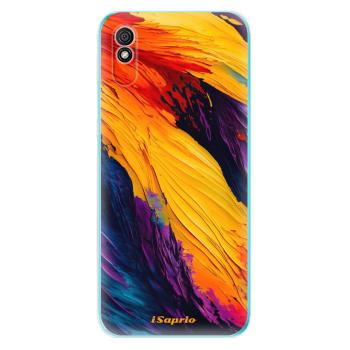 Odolné silikonové pouzdro iSaprio - Orange Paint - Xiaomi Redmi 9A