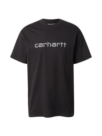 Carhartt WIP Póló 'Rivet Script'  fekete / piszkosfehér