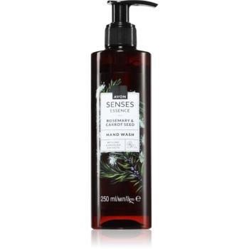 Avon Senses Essence Rosemary & Carrot Seed jemné tekuté mýdlo na ruce 250 ml