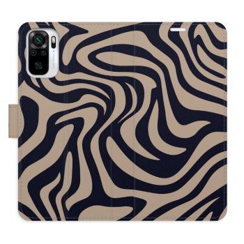 Flipové pouzdro iSaprio - Zebra Black 02 - Xiaomi Redmi Note 10 / Note 10S