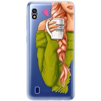 iSaprio My Coffe and Redhead Girl pro Samsung Galaxy A10 (coffread-TPU2_GalA10)