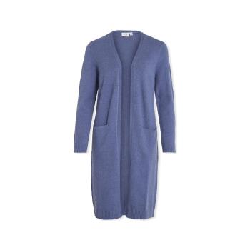 Vila  Noos Ril Long Cardigan - Bijou Blue  Kabáty Modrá