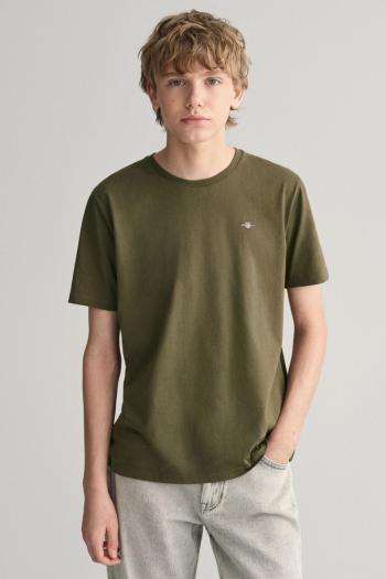 TRIČKO GANT SHIELD SS T-SHIRT JUNIPER GREEN