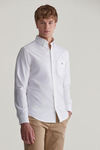 KOŠILE GANT REG OXFORD SHIRT WHITE