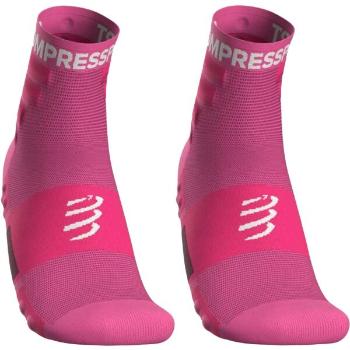 Compressport TRAINING SOCKS 2-PACK Sportovní ponožky, růžová, velikost