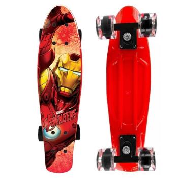 Disney IRON MAN Skateboard, červená, velikost