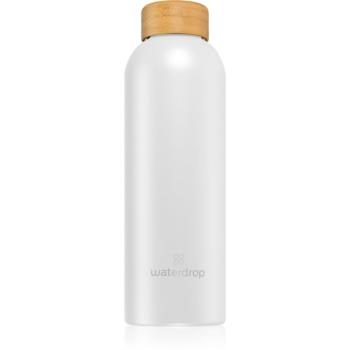 Waterdrop Thermo Steel nerezová láhev na vodu barva White Matt 600 ml