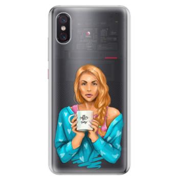 Odolné silikonové pouzdro iSaprio - Coffe Now - Redhead - Xiaomi Mi 8 Pro