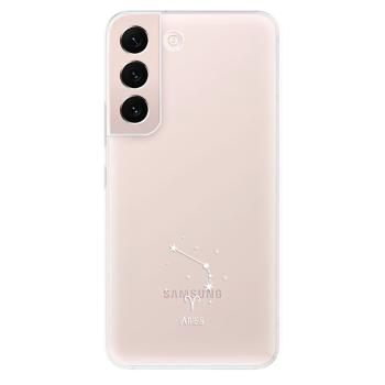 Odolné silikonové pouzdro iSaprio - čiré - Beran - Samsung Galaxy S22+ 5G