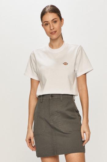 Tričko Dickies bílá barva, DK0A4XDAWHX-WHITE