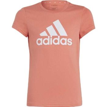 adidas BIG LOGO TEE Dívčí tričko, oranžová, velikost