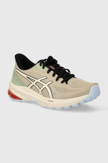 Běžecké boty Asics GT-1000 12 TR béžová barva, 1012B575