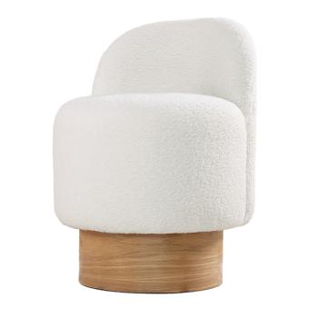 Taburet Monre Teddy Alb