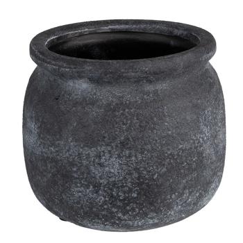 Granitový antik keramický obal na květináč Granit M - Ø15*13 cm 6CE1587M