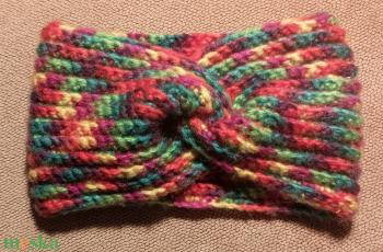 Szélesebb, színátmenetes, horgolt fejpánt 52-56 cm