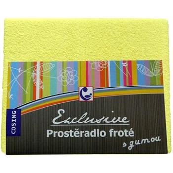 COSING Prostěradlo froté 150 g - žlutá (8595608802153)