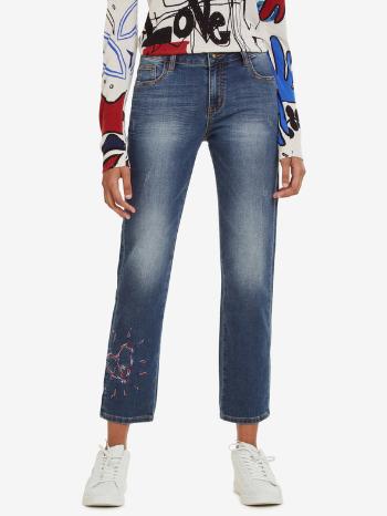 Desigual Sanford Jeans Modrá