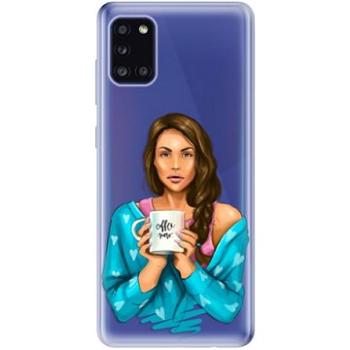 iSaprio Coffe Now - Brunette pro Samsung Galaxy A31 (cofnobru-TPU3_A31)