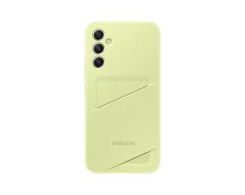 Samsung Zadní kryt s kapsou na kartu pro Samsung Galaxy A34 Lime