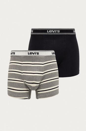 Boxerky Levi's pánské, šedá barva