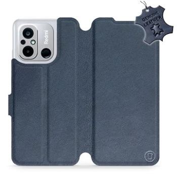 Mobiwear Kožený flip pro Xiaomi Redmi 12C - Modré - L_NBS (5904808551731)