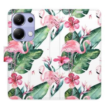 Flipové pouzdro iSaprio - Flamingos Pattern - Xiaomi Redmi Note 13 Pro