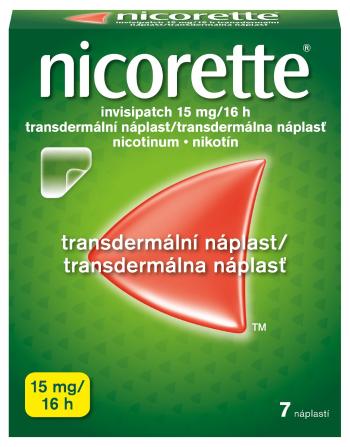 Nicorette Invisipatch 15 mg/16 h transdermální náplast 7 ks