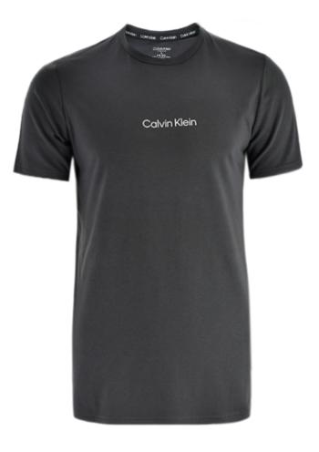 Pánské tričko Calvin Klein NM2170 L ocelovka