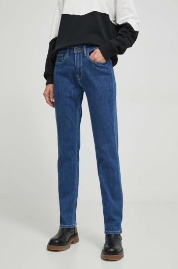 Džíny Pepe Jeans STRAIGHT JEANS HW dámské, high waist, PL204592GX7