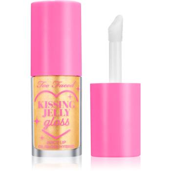 Too Faced Kissing Jelly Lip Oil Gloss olejový lesk na rty pro intenzivní hydrataci odstín Pina Colada 4.5 ml