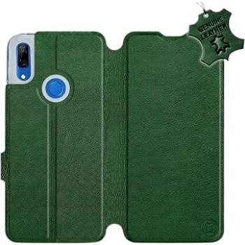 Flip pouzdro na mobil Huawei P Smart Z - Zelené - kožené -   Green Leather (5903226940820)