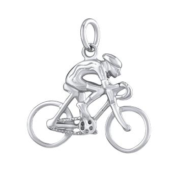 Silvego Stříbrný přívěsek Cyklista PRMP14191