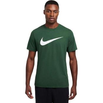 Nike NSW TEE ICON SWOOSH Pánské tričko, tmavě zelená, velikost