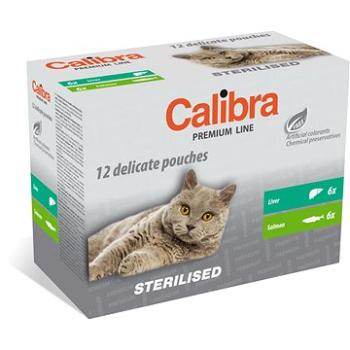 Calibra Cat Premium Kapsičky pro kastrované kočky multipack 12 × 100 g (8594062084884)