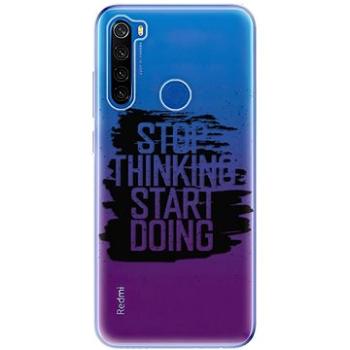 iSaprio Start Doing - black pro Xiaomi Redmi Note 8T (stadob-TPU3-N8T)