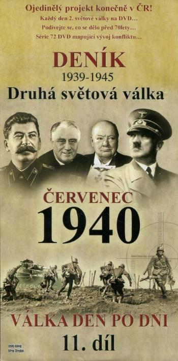 Deník 2. světové války (11. díl) - červenec 1940 (DVD) (papírový obal)