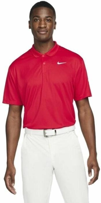 Nike Dri-Fit Victory Mens Golf Red/White XL Polo košeľa
