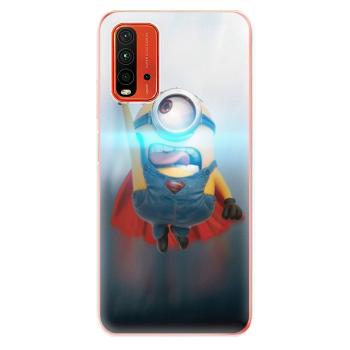 Odolné silikonové pouzdro iSaprio - Mimons Superman 02 - Xiaomi Redmi 9T