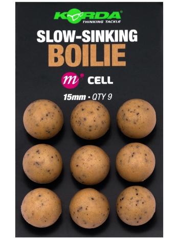 Korda plastic wafter slow-sinking boilie cell - 15 mm 9 ks