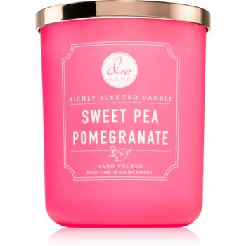 DW Home Signature Sweet Pea Pomegranate vonná svíčka 434 g