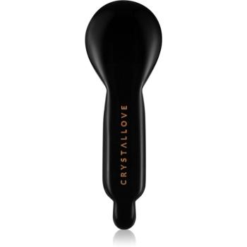 Crystallove Black Obsidian Spoon Eye Gua Sha masážní pomůcka na oční okolí 1 ks