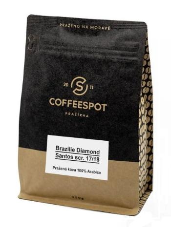 Coffeespot Brazílie Diamond Santos zrnková káva 250 g