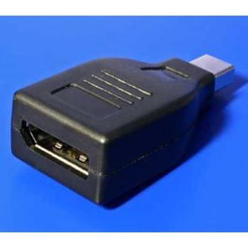 Video redukce, mini DisplayPort samec - DisplayPort samice, černá, Logo 32744, DOPRODEJ